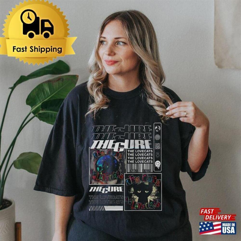 Retro The Cure Album Shirt 90S Concert Classic Unisex